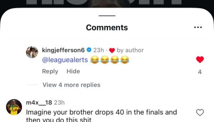 九游官网注册-弟弟-60正负值创纪录，杰威：正负值没用，我还在总决赛-40呢